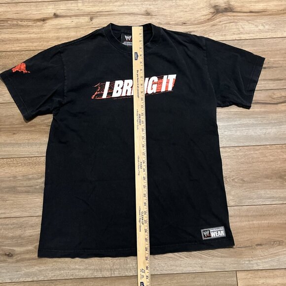 2010 WWE Dwayne Johnson The Rock Graphic Shirt Adult LARGE Black I Bring It - Picture 5 of 10